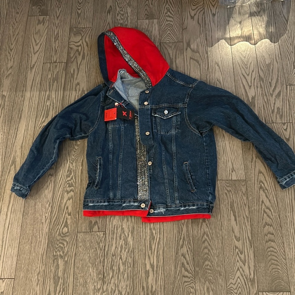 Beautiful brand new denim jacket by X ray